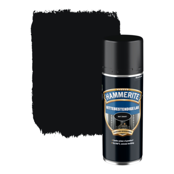 Gamma | Hammerite Spuitlak Hittebestendig Matzwart 400 Ml Kopen? | Hittebestendige-Verf