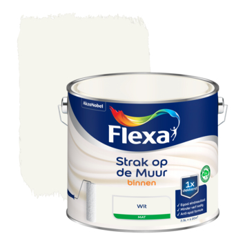 Gamma | Flexa Strak Op De Muur Wit Mat 2,5 Liter Kopen? | Muurverf-Binnen