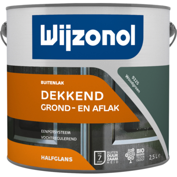 Gamma | Wijzonol Lak Dekkend Woudgroen Halfglans 2,5 Liter Kopen? | Buitenlak