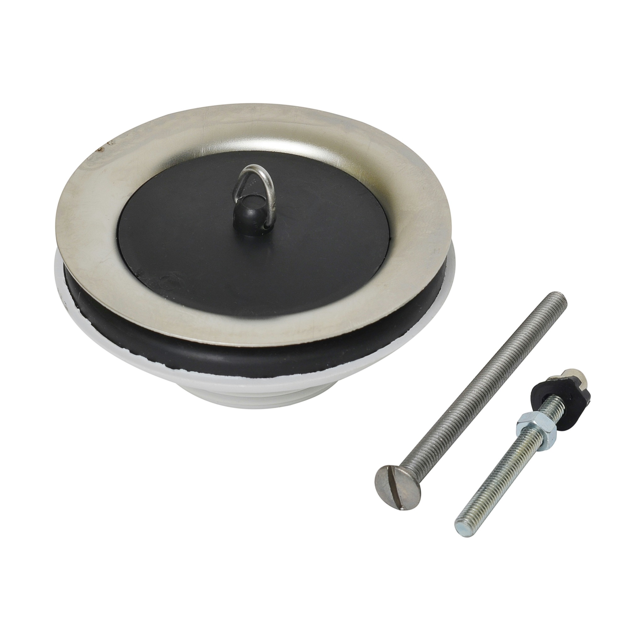 GAMMA afvoerplug met stop RVS t.b.v. spoelbak 6/4" Sifons