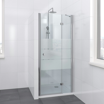 Gamma | Bruynzeel Vitro Draaideur Rechts Chroom 195X90 Cm Kopen? |