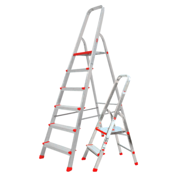 Gamma | Altrex Huishoudtrap Steddy 6 Treden + 2 Treden Trap Kopen? | Ladders-Trappen