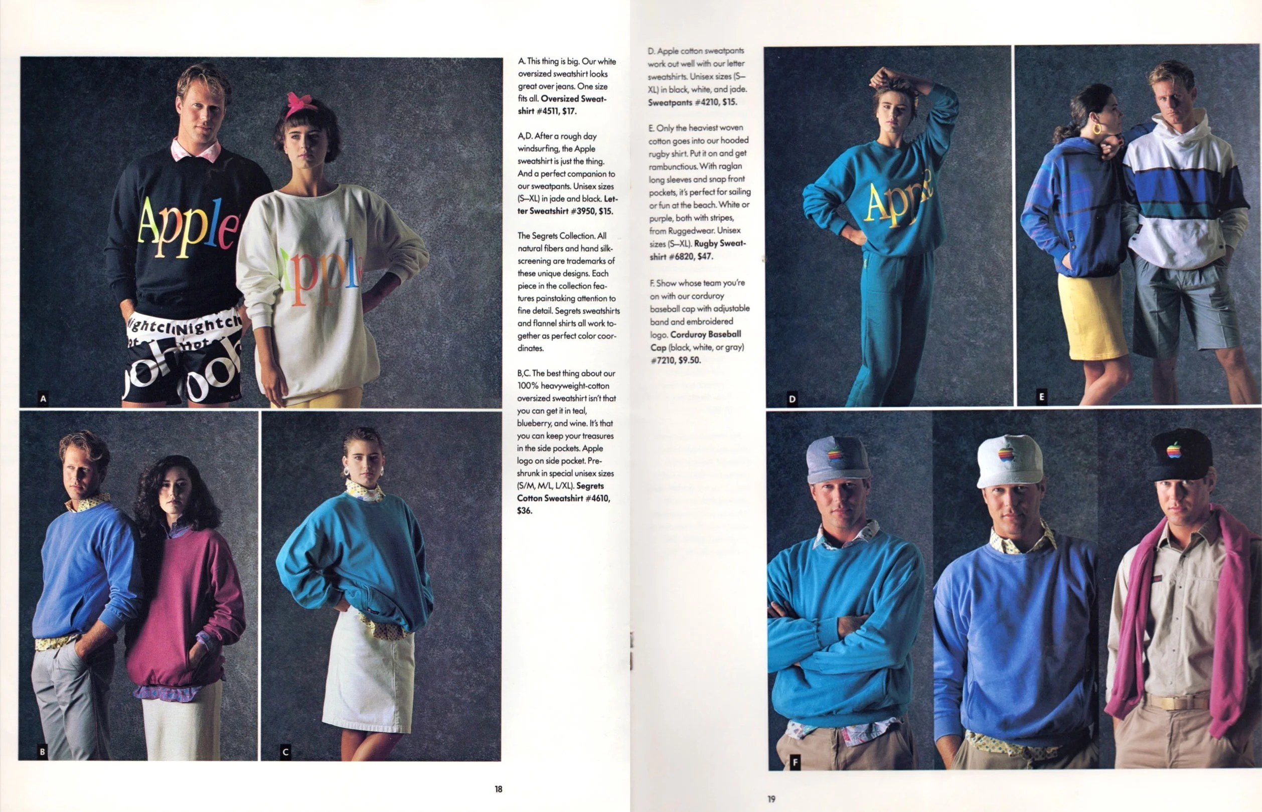 The Apple Collection Apples MerchandiseKatalog aus dem Jahre 1986