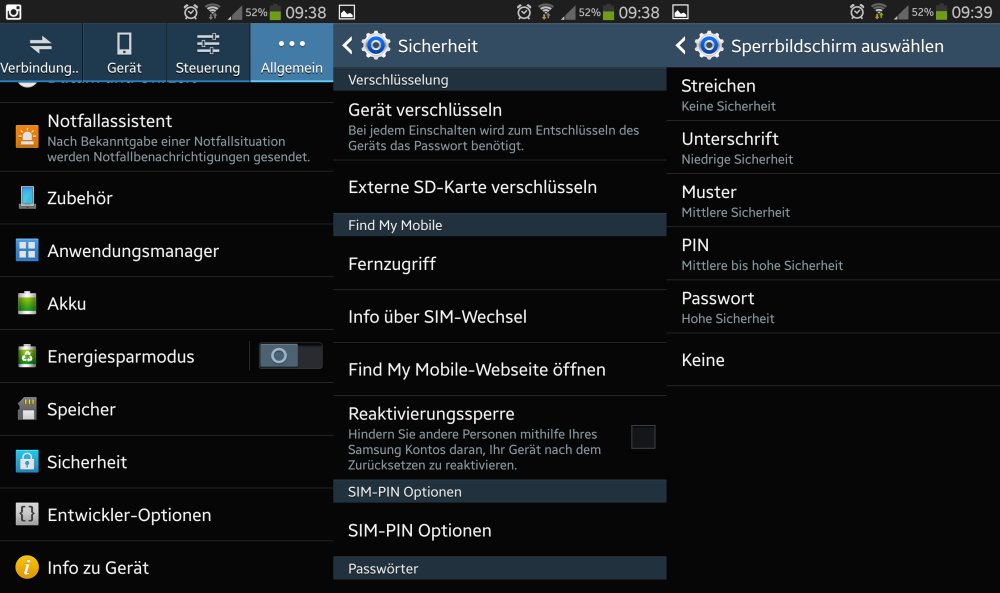 Passwort, Muster, PIN so sichert ihr euer AndroidGerät richtig ab