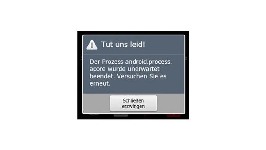 Lösung Der Prozess android.process.acore wurde unerwartet beendet