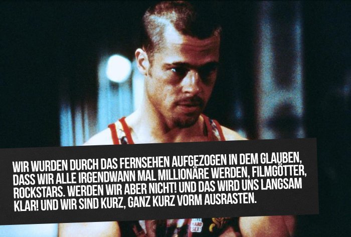 Die Kultigsten Zitate Aus Fight Club Tyler Durden Erklart Die Welt