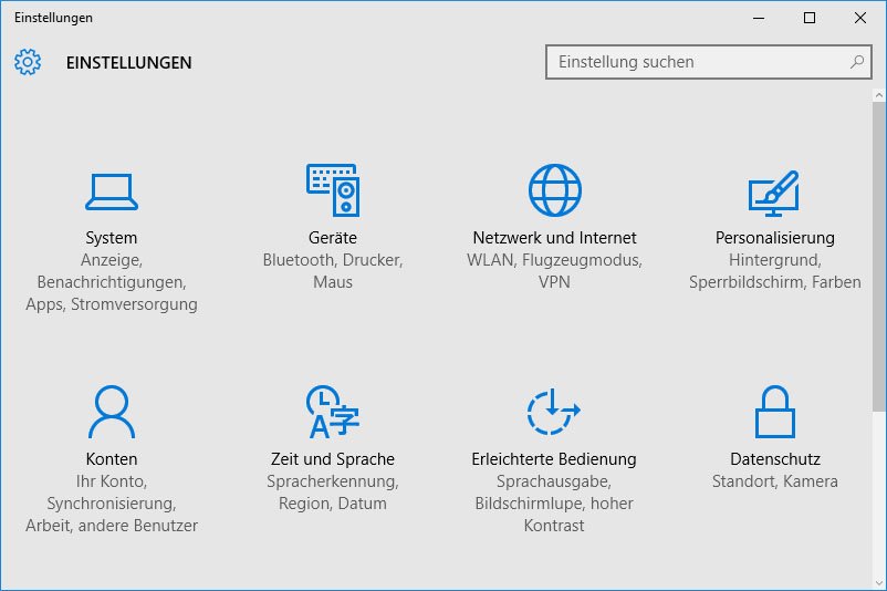 Was ist zu tun, wenn Windows 10 Einstellungen nicht.
