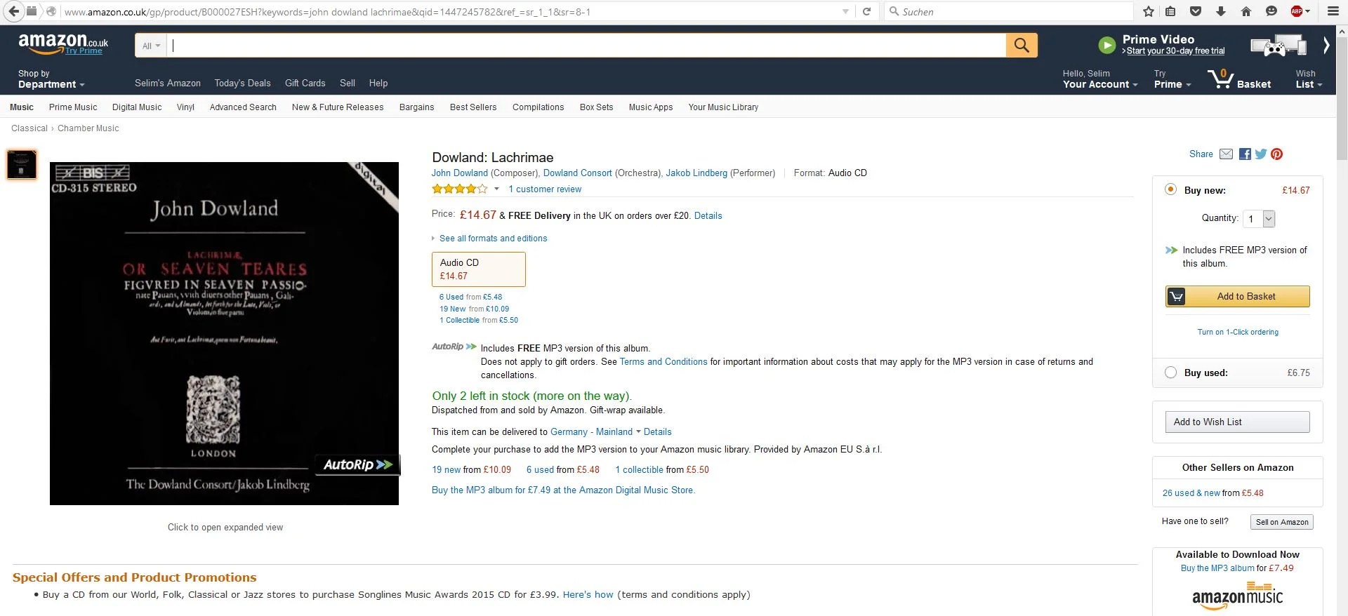 Auf Amazon UK nach Deutschland bestellen So gehts