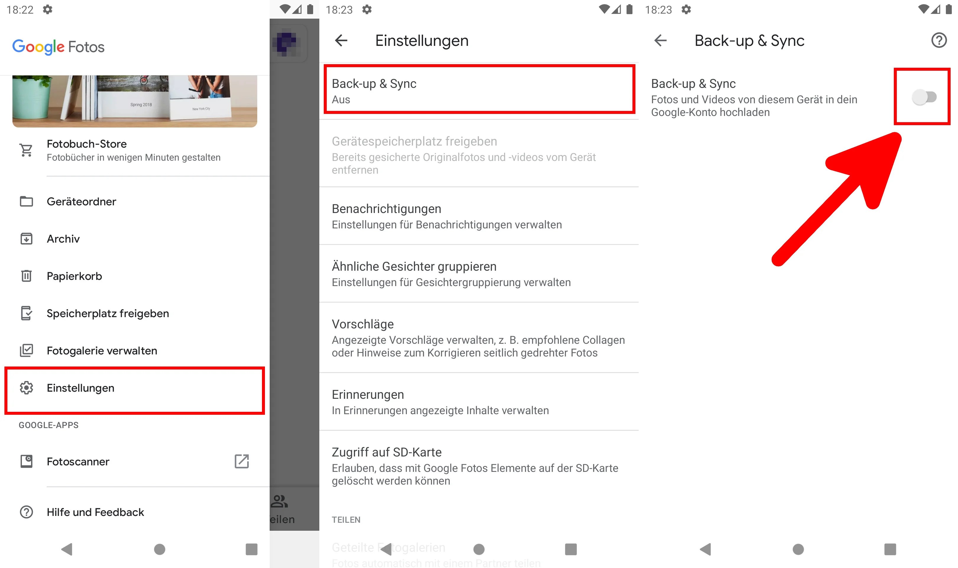 Google Fotos deaktivieren so geht's