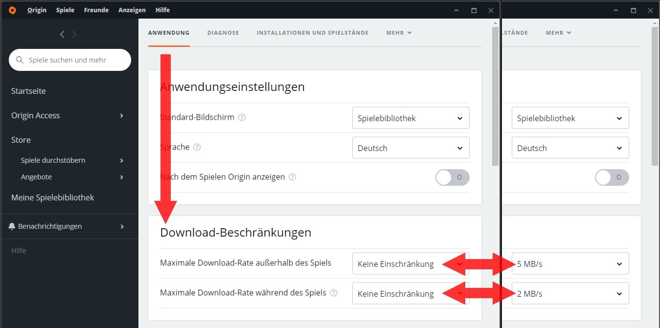 Origin Download langsam? Geschwindigkeit einstellen & Probleme beheben