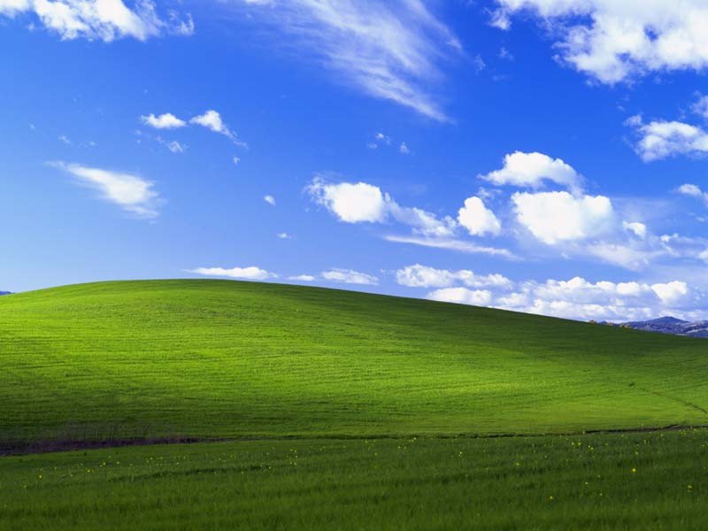 Das Hintergrundbild von Windows XP so ist es entstanden