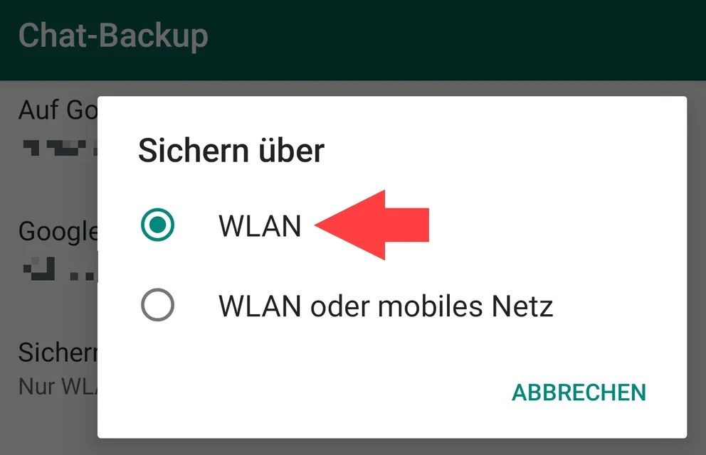 WhatsApp (Cloud)Backup erstellen, Daten sichern und wiederherstellen