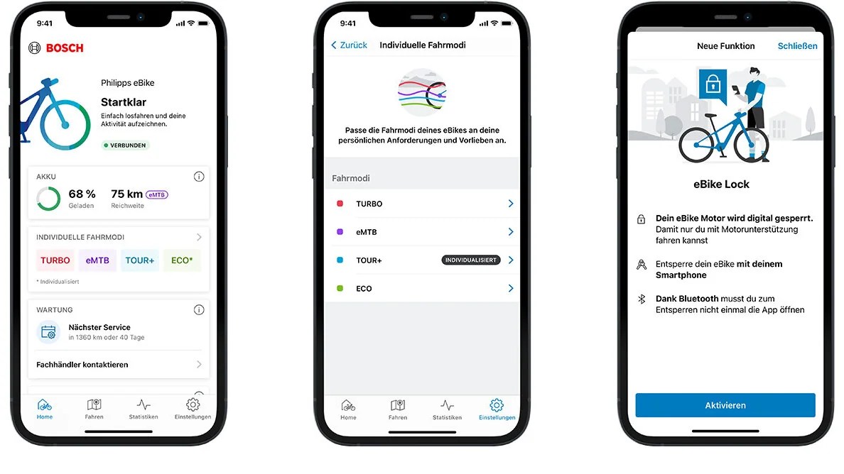 Bosch eBike FlowApp Smartes EBikeSystem steuern und verwalten