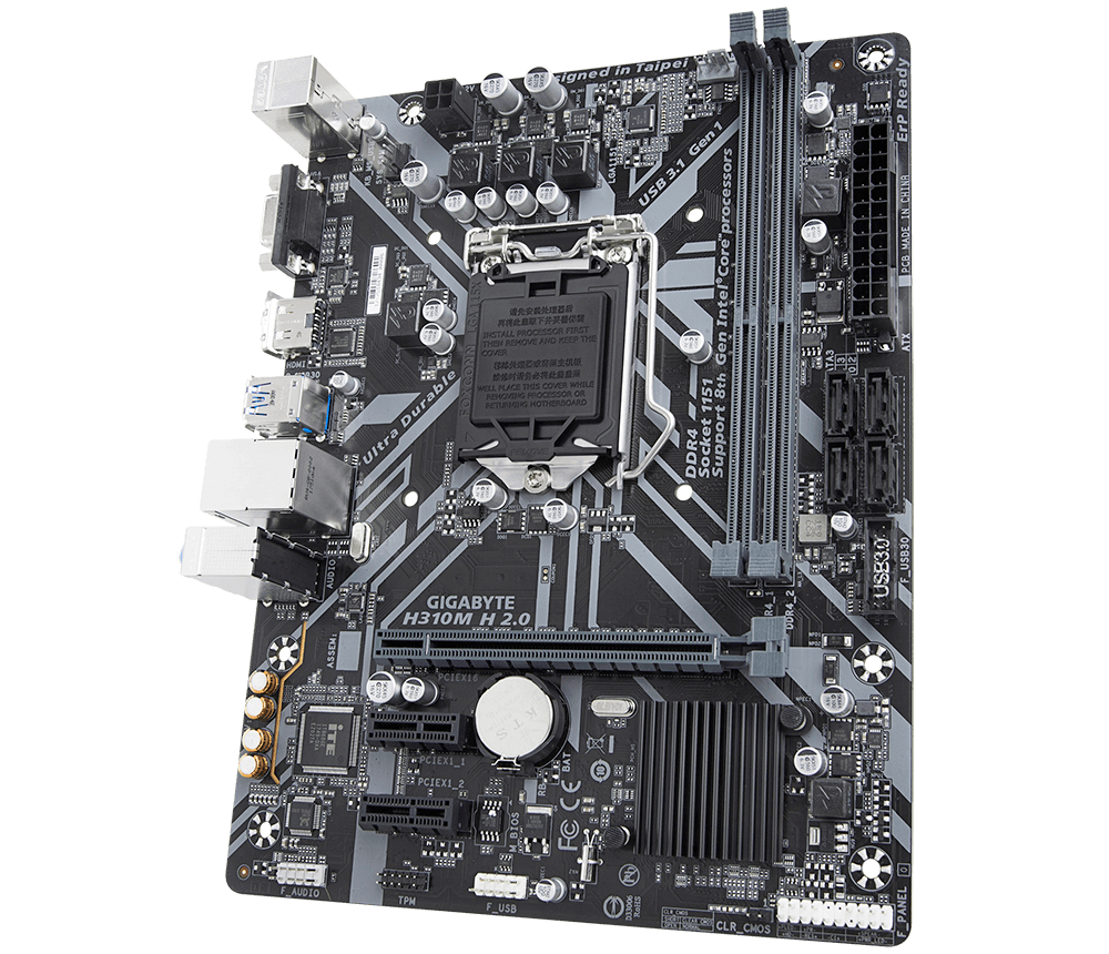 GIGABYTE H310M H 2.0 Motherboard｜GIGABYTE