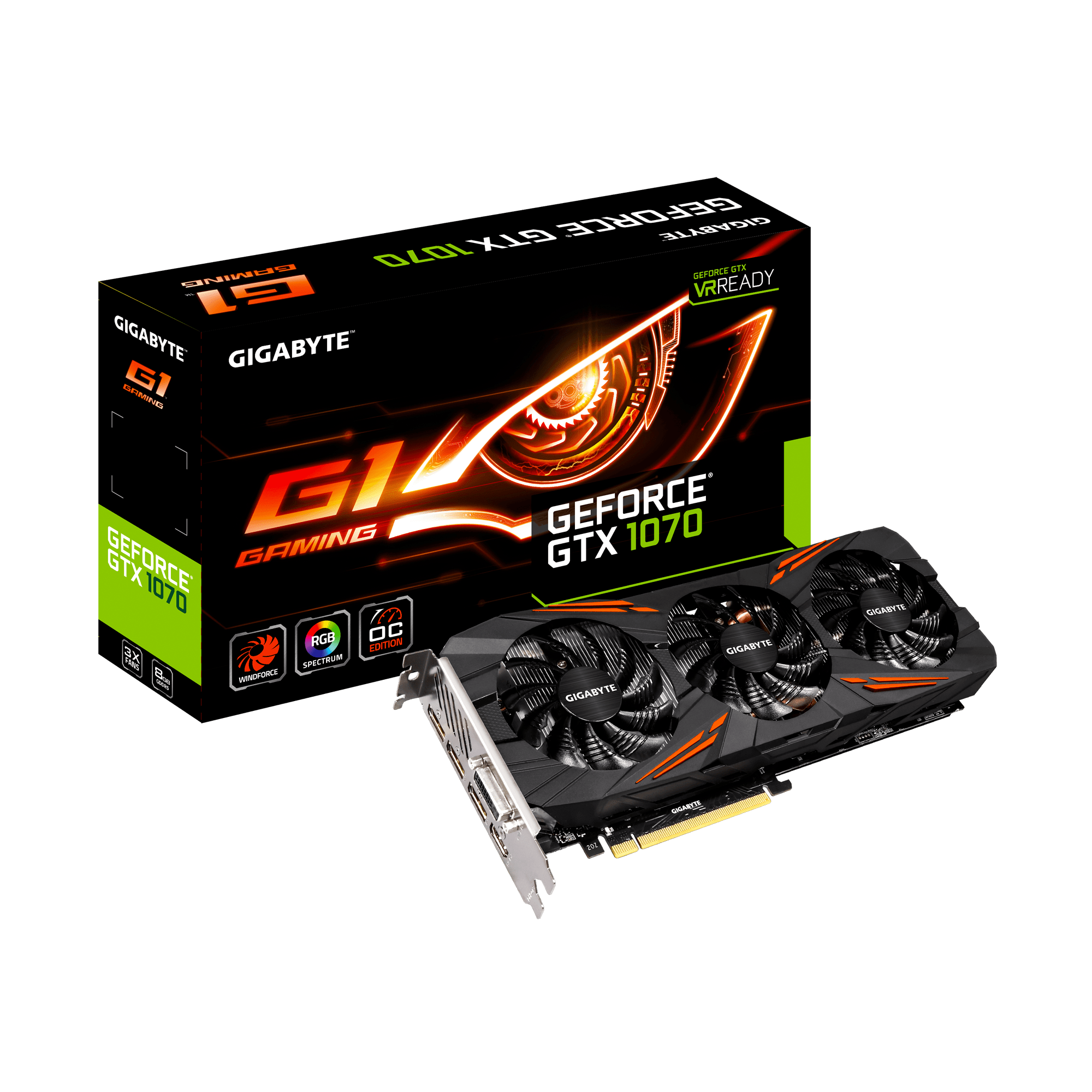GeForce® GTX 1070 G1 Gaming 8G｜AORUS GIGABYTE Denmark