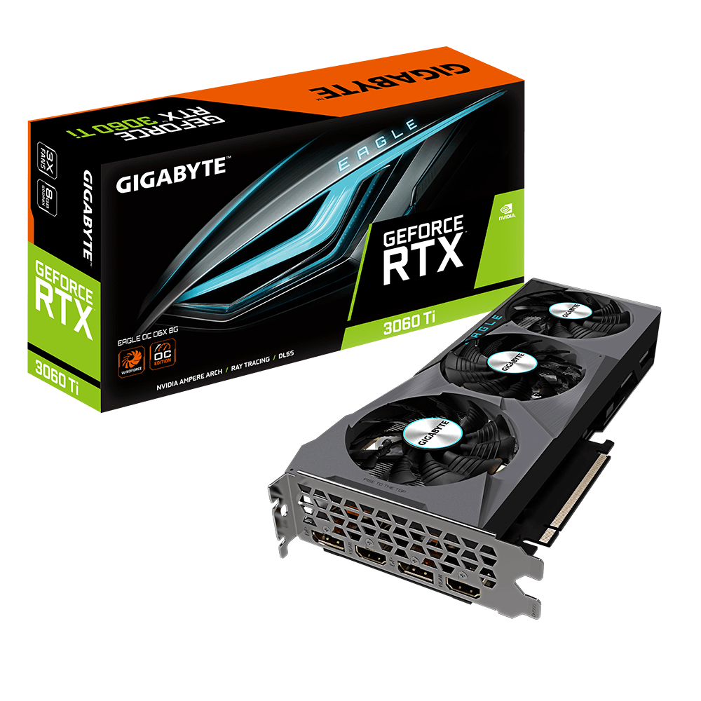 GeForce RTX™ 3060 Ti EAGLE OC D6X 8G Key Features Graphics Card