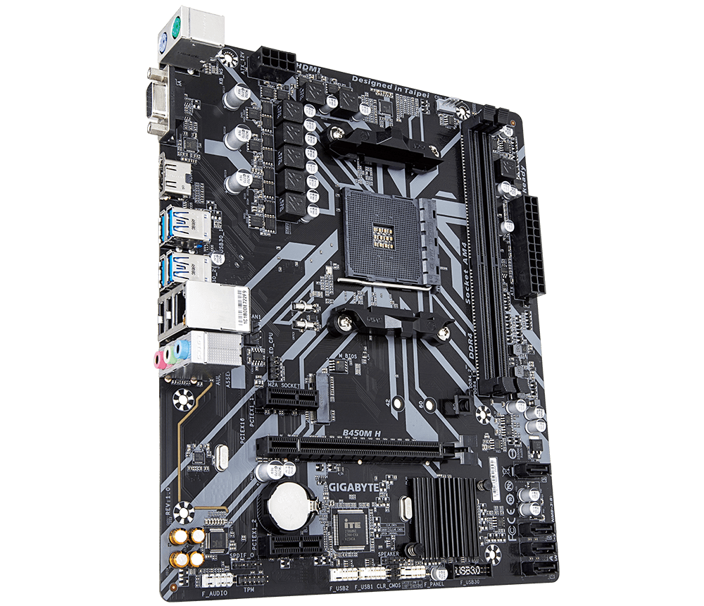 GIGABYTE B450M H Motherboard｜GIGABYTE