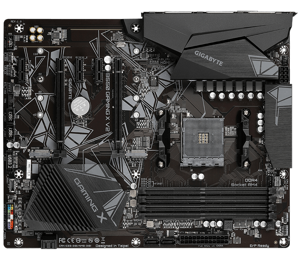 B550 GAMING X V2 (rev. 1.0/1.1/1.2) Support Motherboard GIGABYTE Global