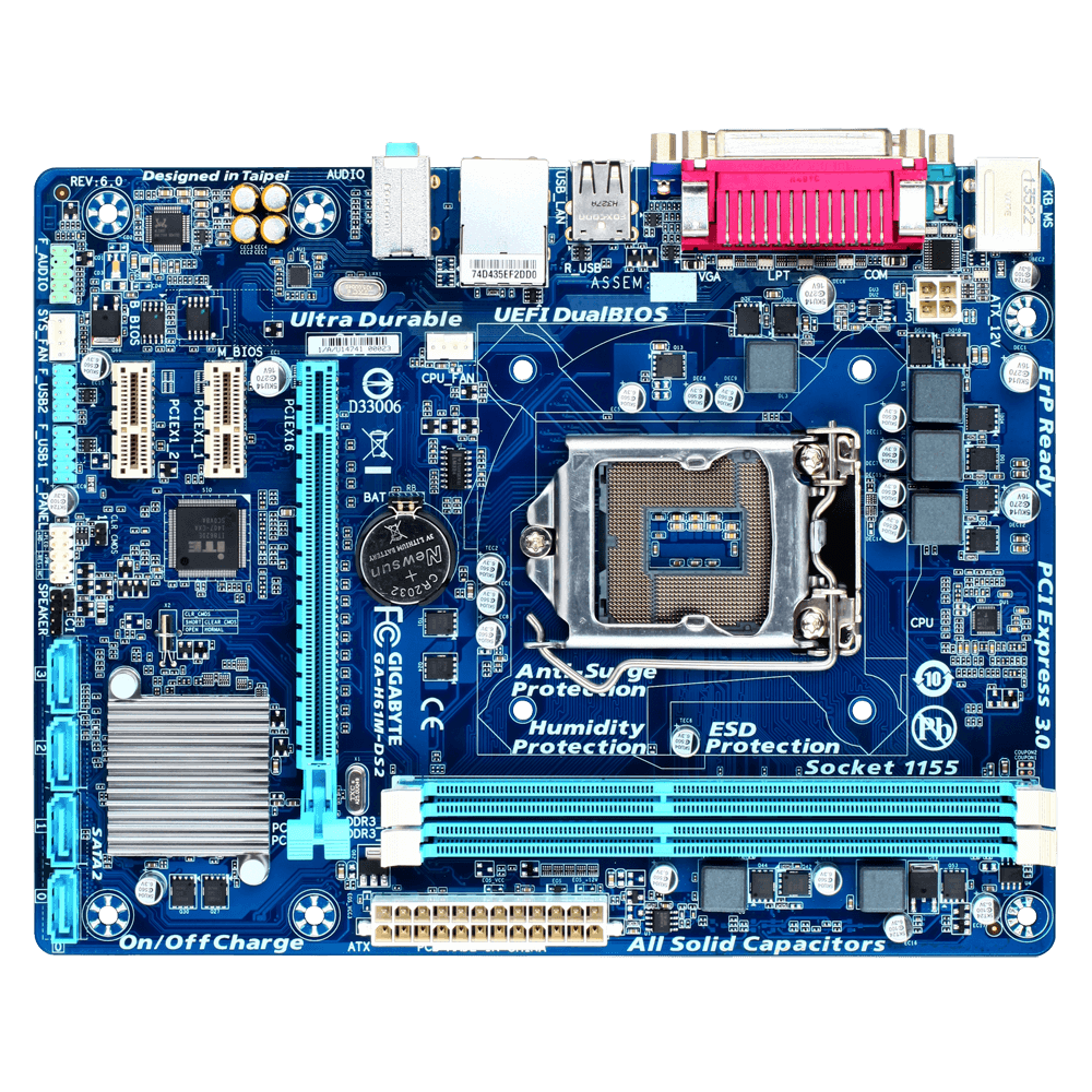 GAH61MDS2 (rev. 6.0) Specification Motherboard GIGABYTE Denmark