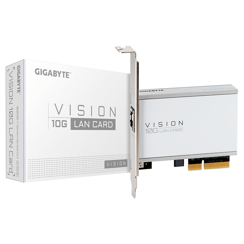 VISION 10G LAN Card Key Features Motherboard GIGABYTE Global