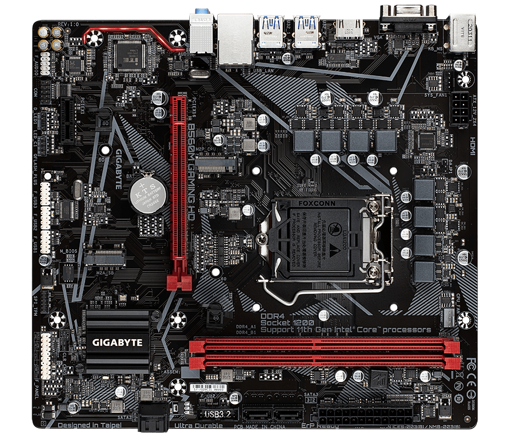 GIGABYTE B560M Gaming HD Motherboard｜GIGABYTE