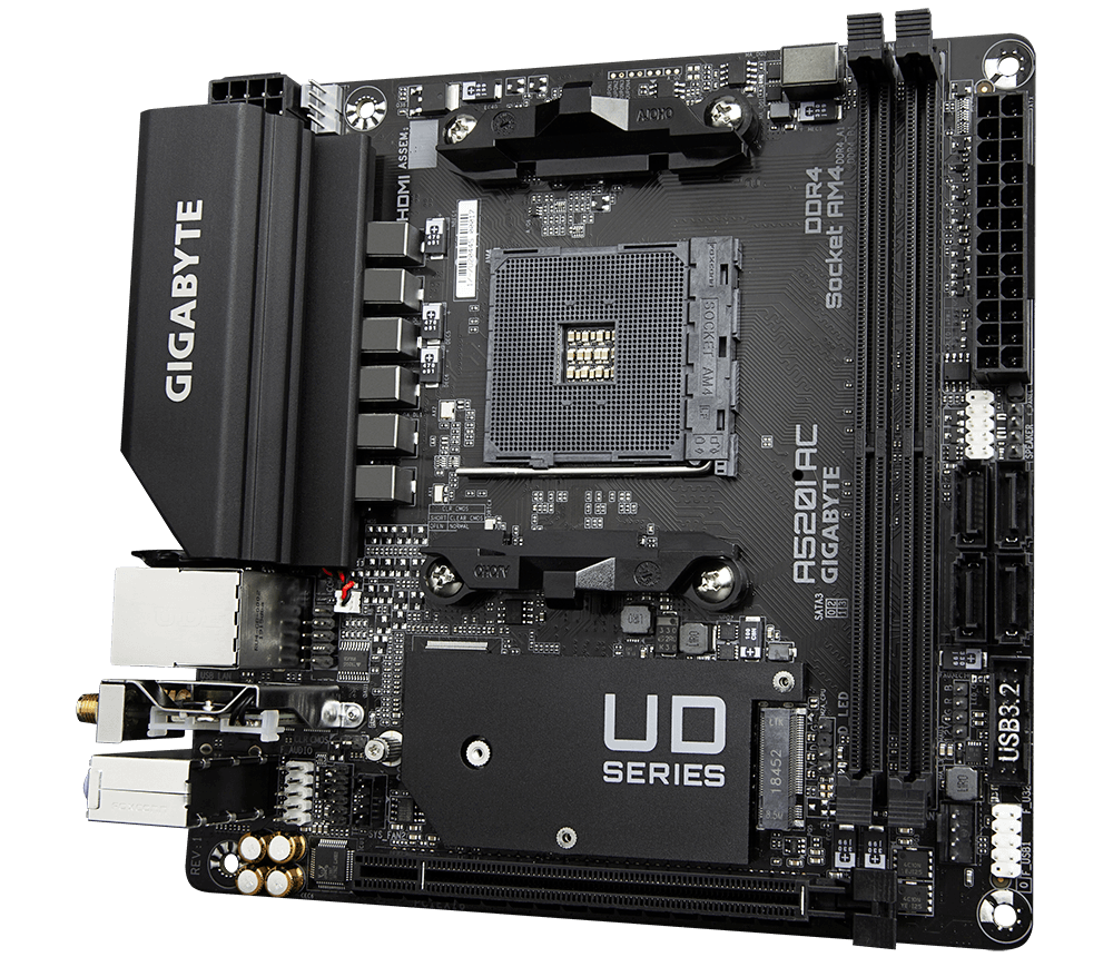 GIGABYTE A520I AC Motherboard｜GIGABYTE