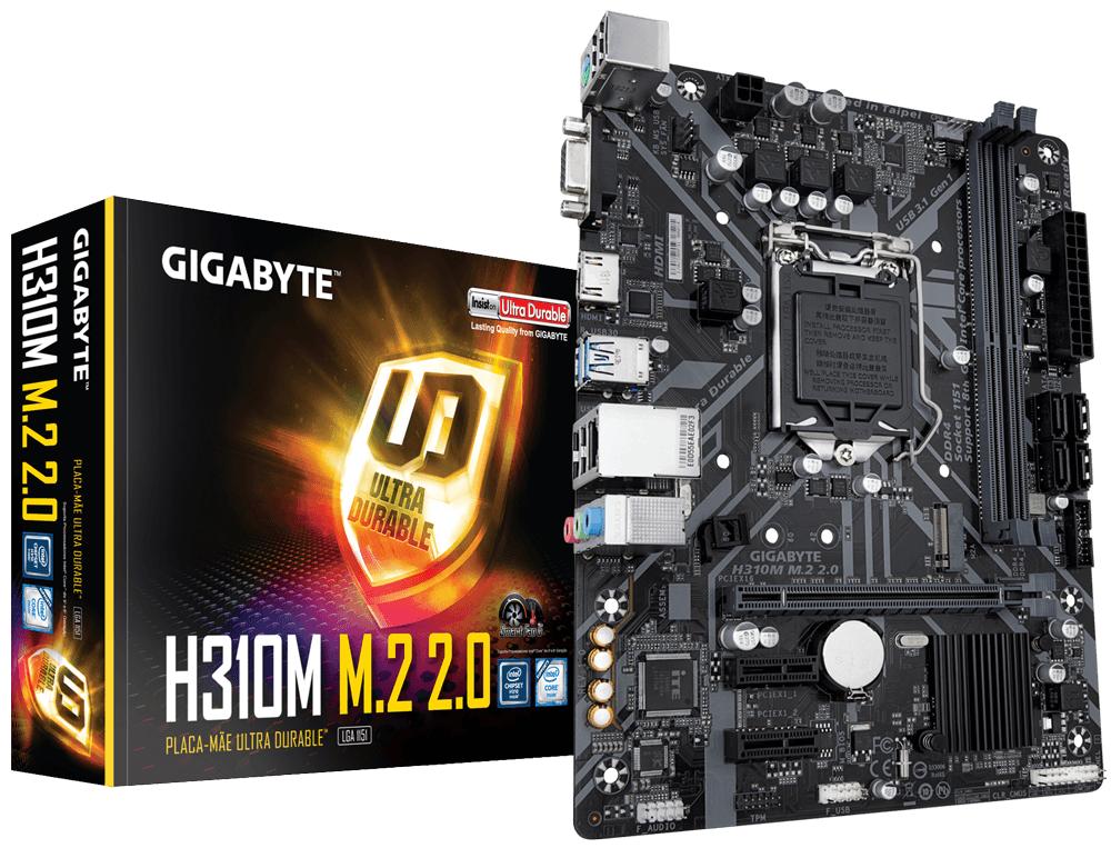 H310M M.2 2.0 (rev. 1.x) Support Motherboard GIGABYTE Global