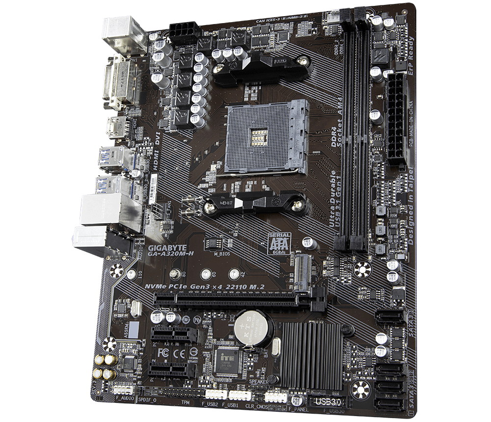 GIGABYTE A320M H Motherboard｜GIGABYTE