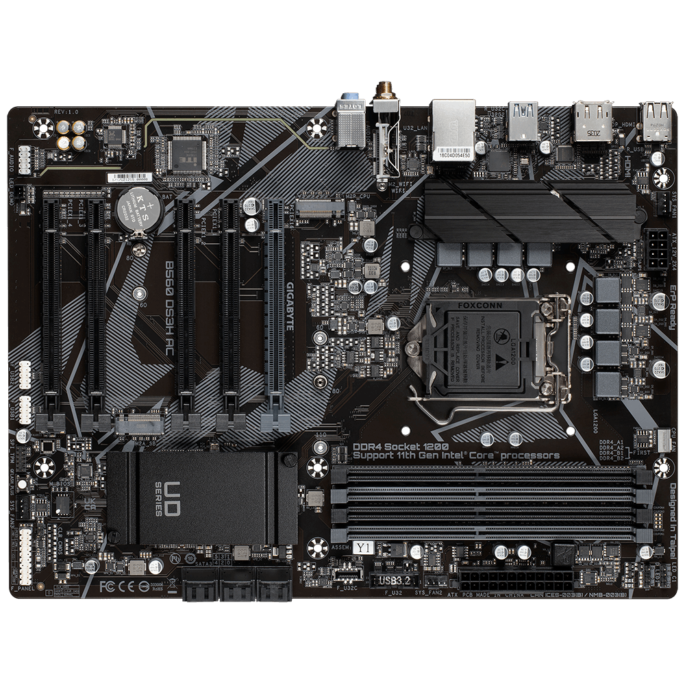B560 DS3H AC (rev. 1.0) Specification Motherboard GIGABYTE U.S.A.