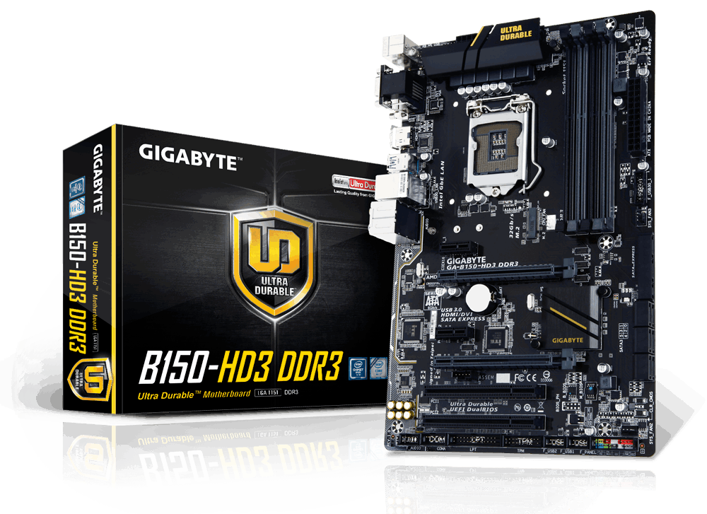GAB150HD3 DDR3 (rev. 1.0) Support Motherboard GIGABYTE Global