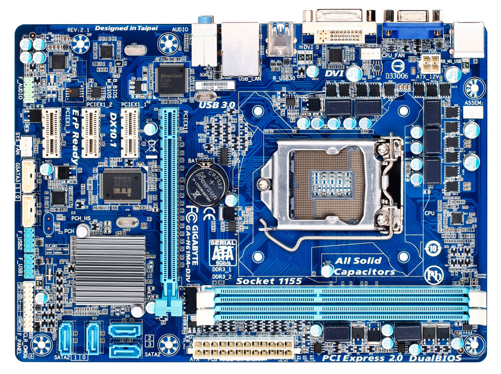 GAH61MAD3V (rev. 2.1) Gallery Motherboard GIGABYTE Global
