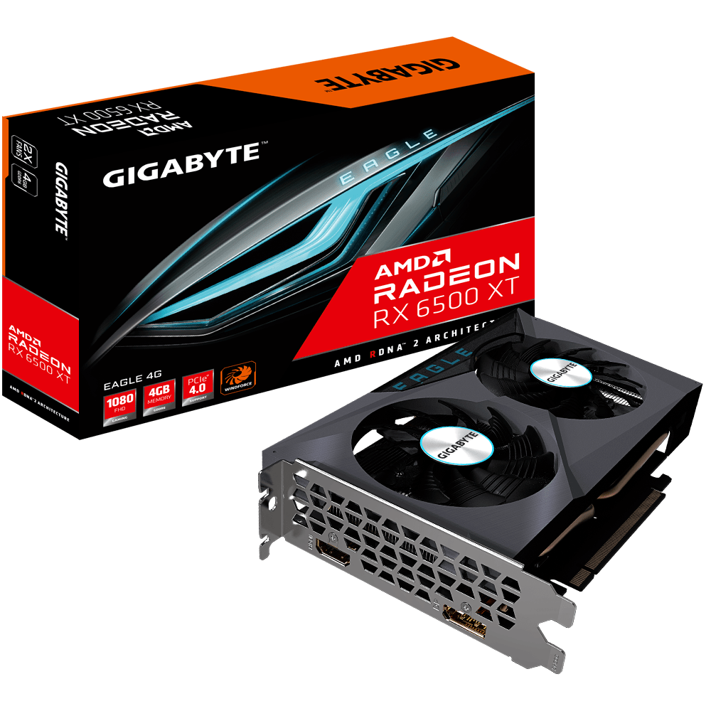 Radeon™ RX 6500 XT EAGLE 4G Support | Graphics Card - GIGABYTE U.S.A.