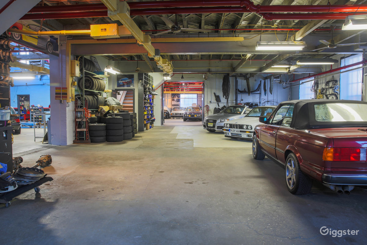 Unique Warehouse with 80s European cars Rent this location on Giggster