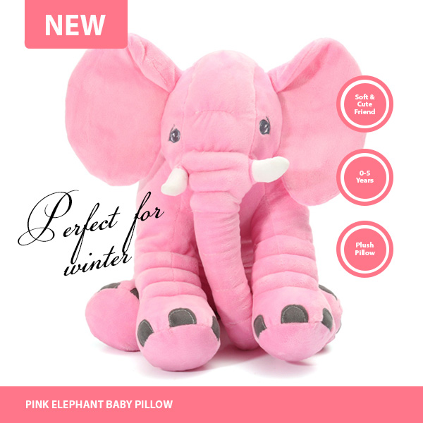 HUGE ELEPHANT PILLOWS FOR YOUR BABY OR TODDLER 4aKid
