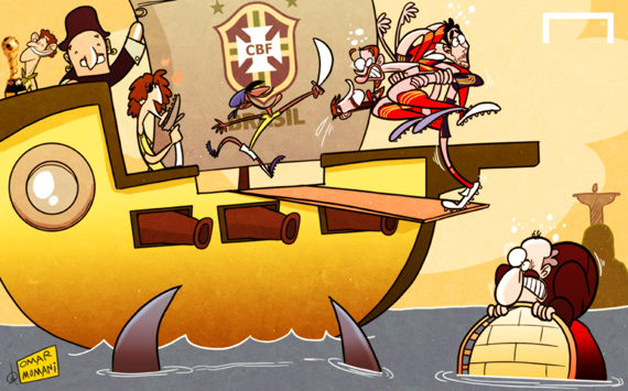 Cartoons of the season 201213 Ruthless Brazil sink