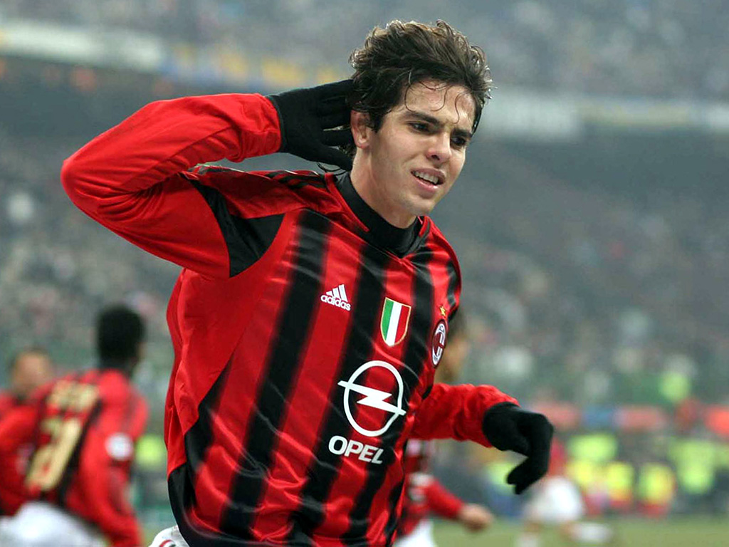 Thanks a ton Kaka celebrates 100 Milan goals Goal 21 King of Milan