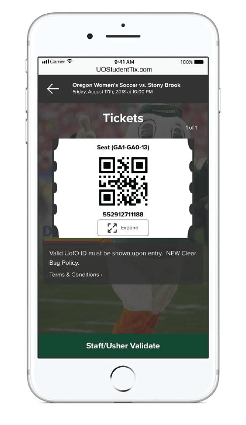 Student Tickets University of Oregon Athletics