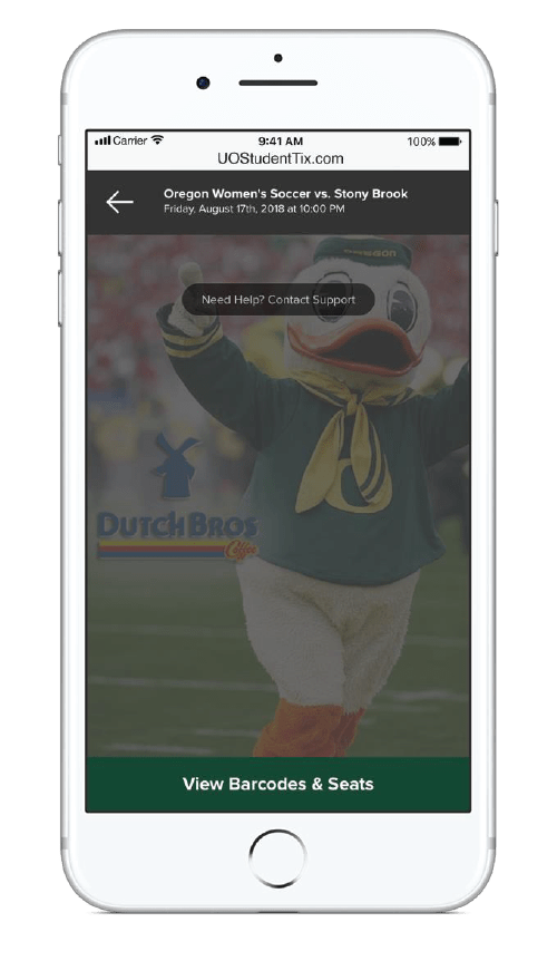 Student Tickets University of Oregon Athletics