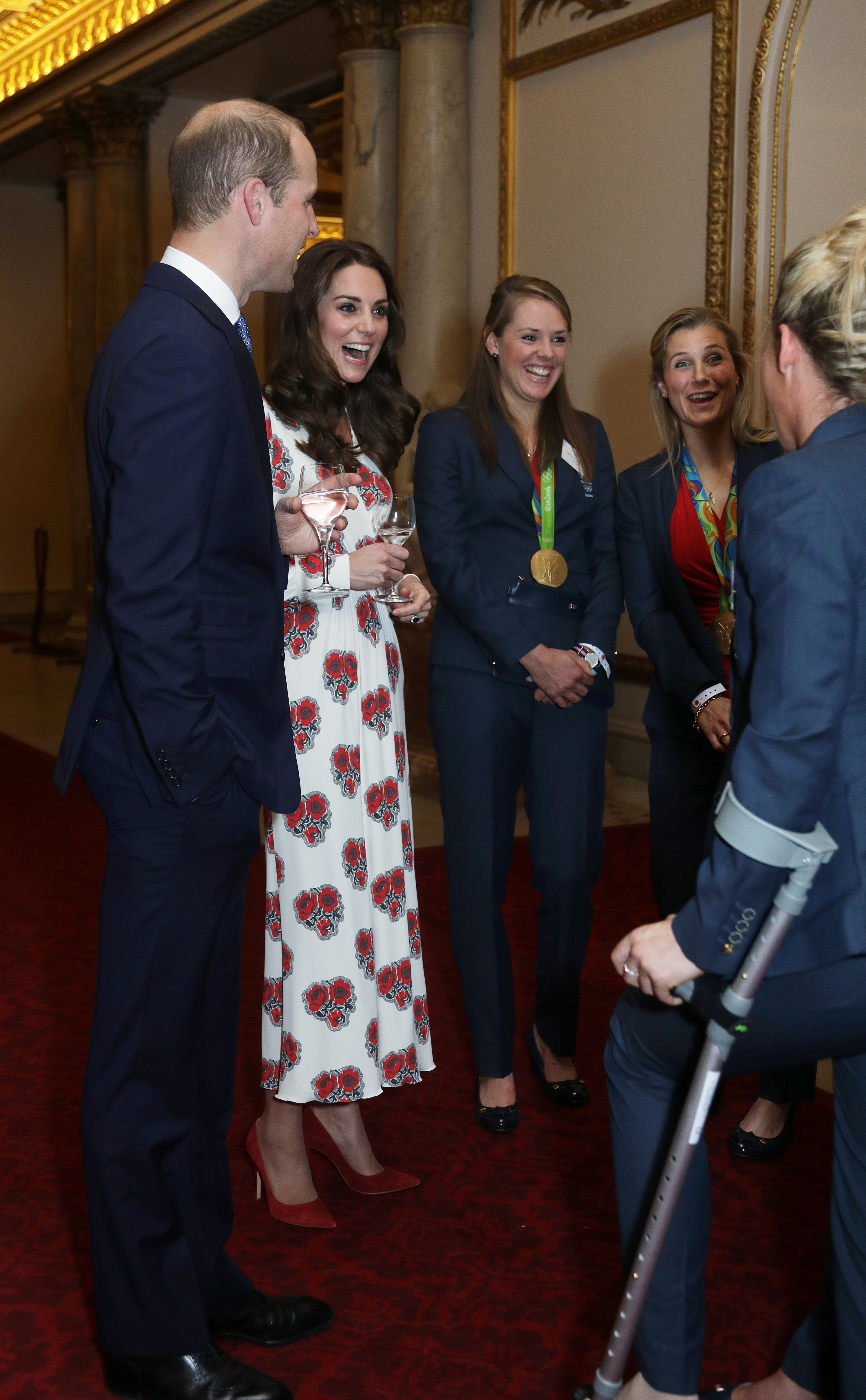 Prince William, Kate Middleton, and Prince Harry Host Rio Olympians at