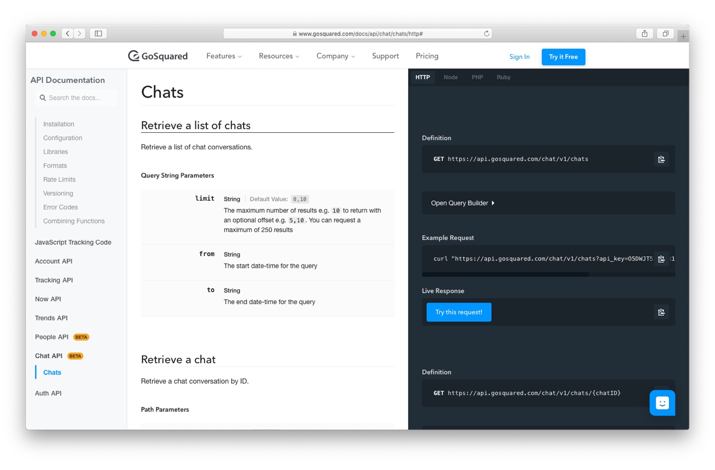Introducing the Live Chat API (beta) GoSquared Blog