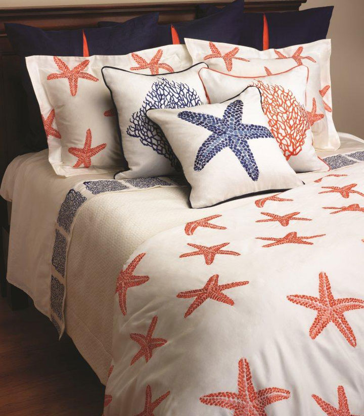 How To Not Be A Starfish In Bed Starfish Embroidered Bedding by Anali Gracious Style