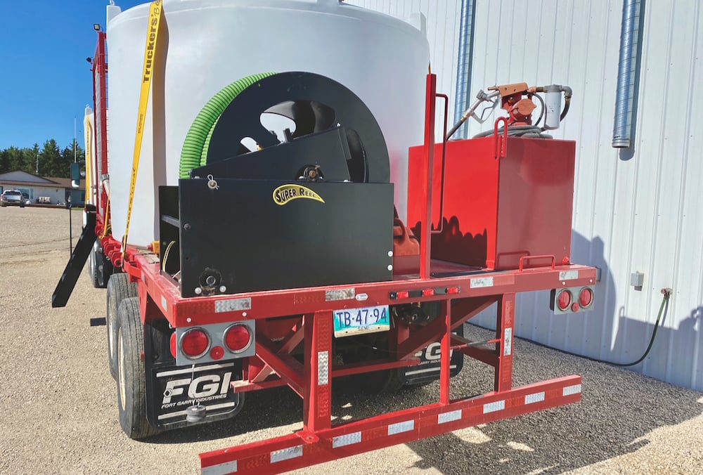 Farmbuilt sprayer tender trailer Grainews