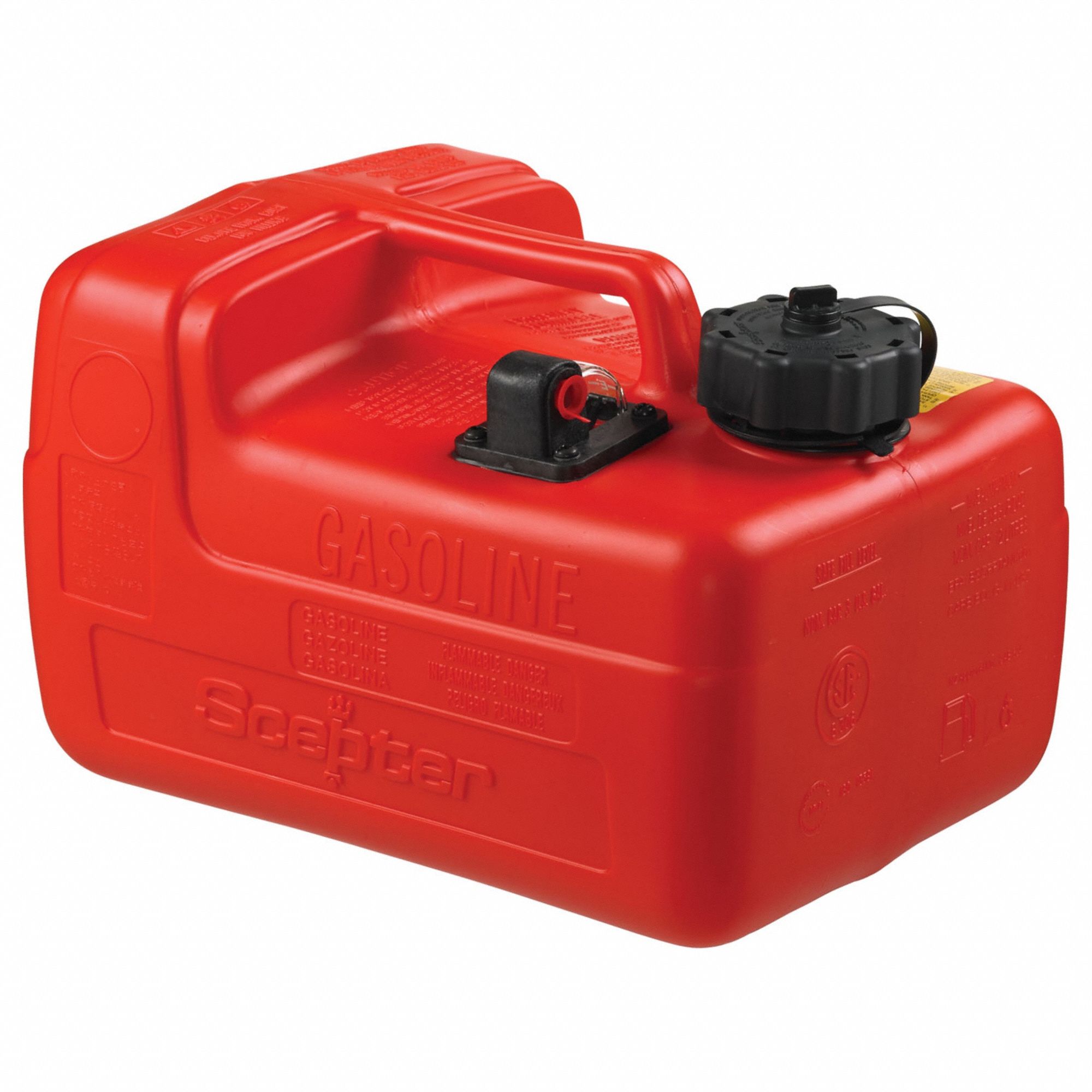 SCEPTER MARINE, 3 gal Capacity, 9 1/8 in Ht, Marine Fuel Tank - 453D84