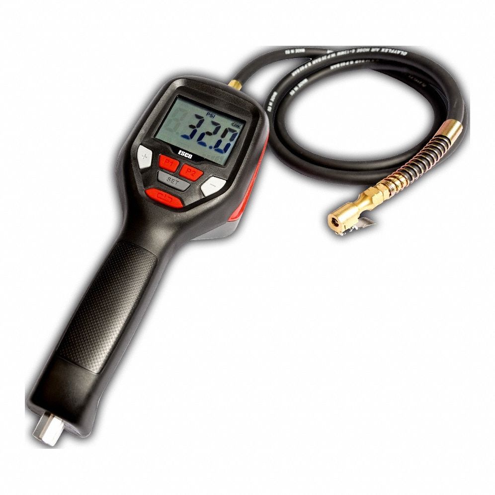 ESCO/EQUIPMENT SUPPLY CO, Auto Handheld Tire Inflator, Digital, Automatic Tire Inflator 804M64