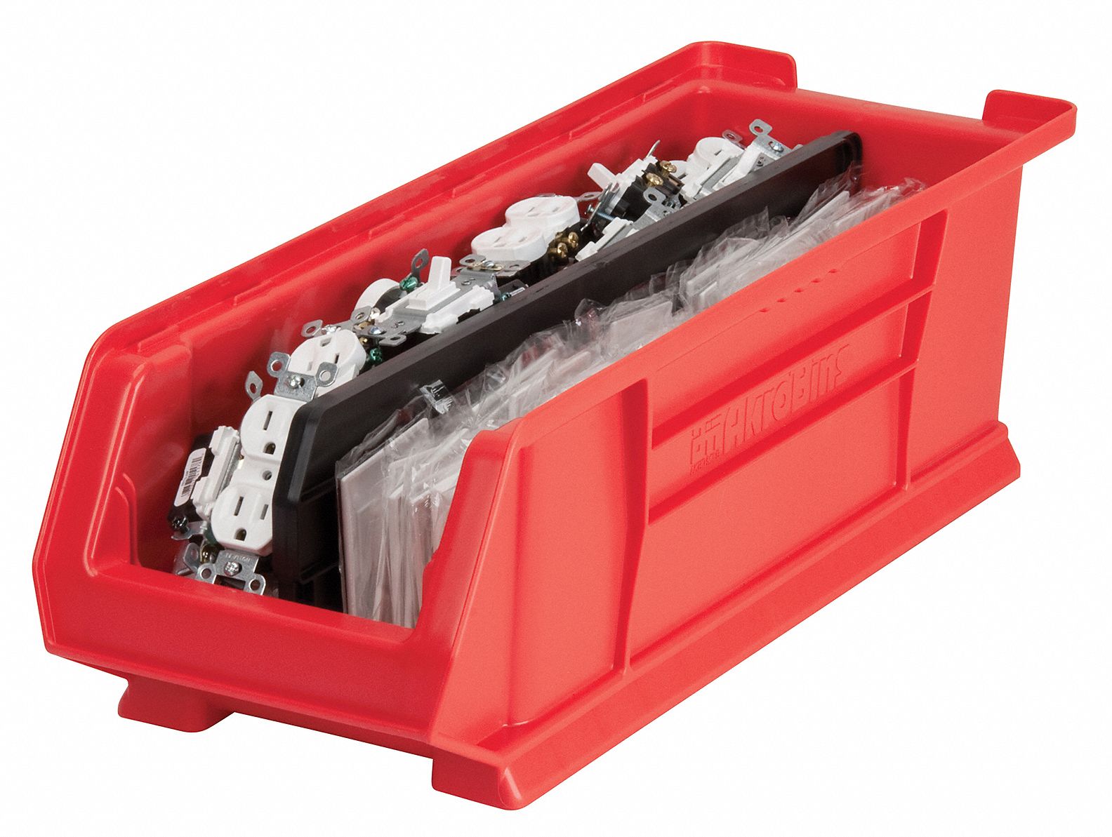 AKROMILS Divider, Black, ESD Conductive No, Overall Height 5 7/8 in