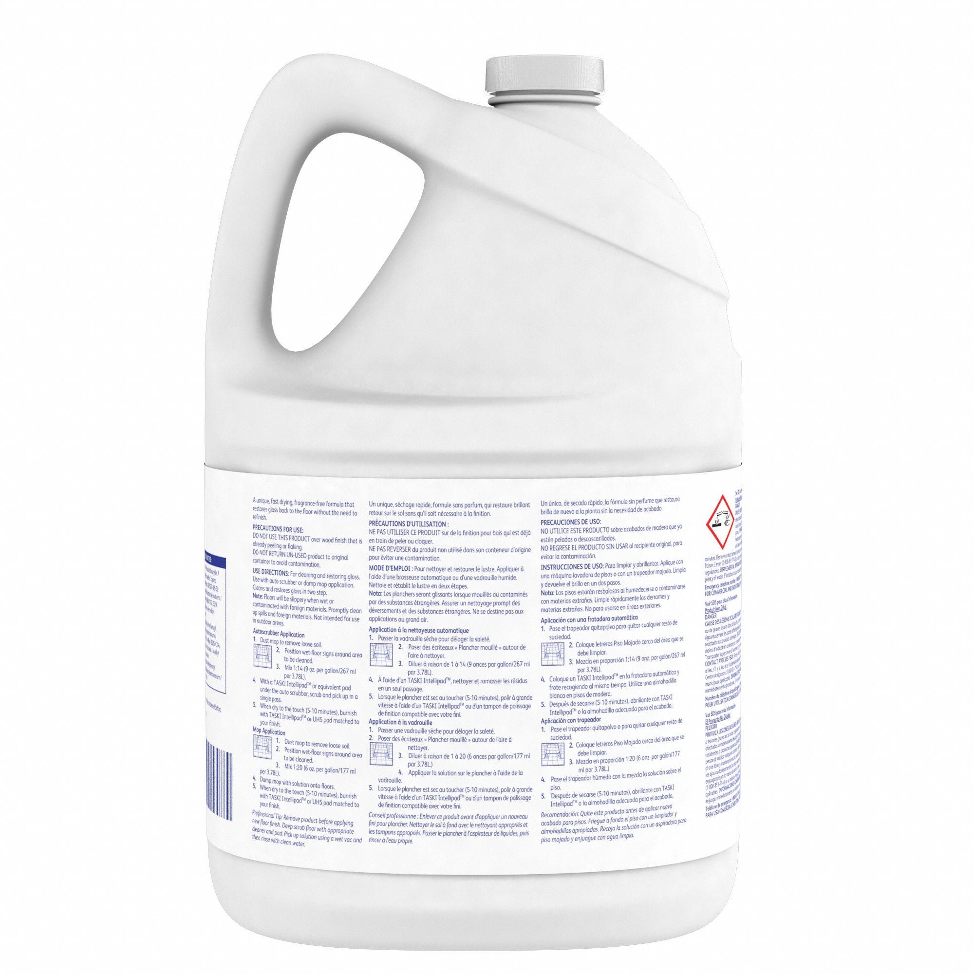 DIVERSEY Floor Cleaner Jug, 1 gal Container Size, Concentrated, Liquid 10A35394033110 Grainger