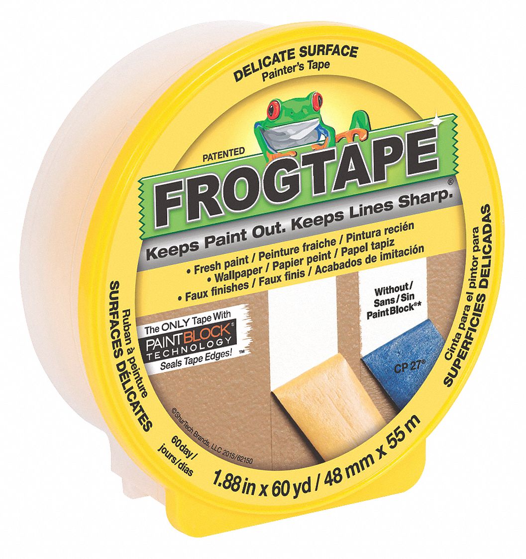 1 7/8 in x 60 yd, 3.6 mil Thick, Painter's Tape 10A416CF 160 Grainger