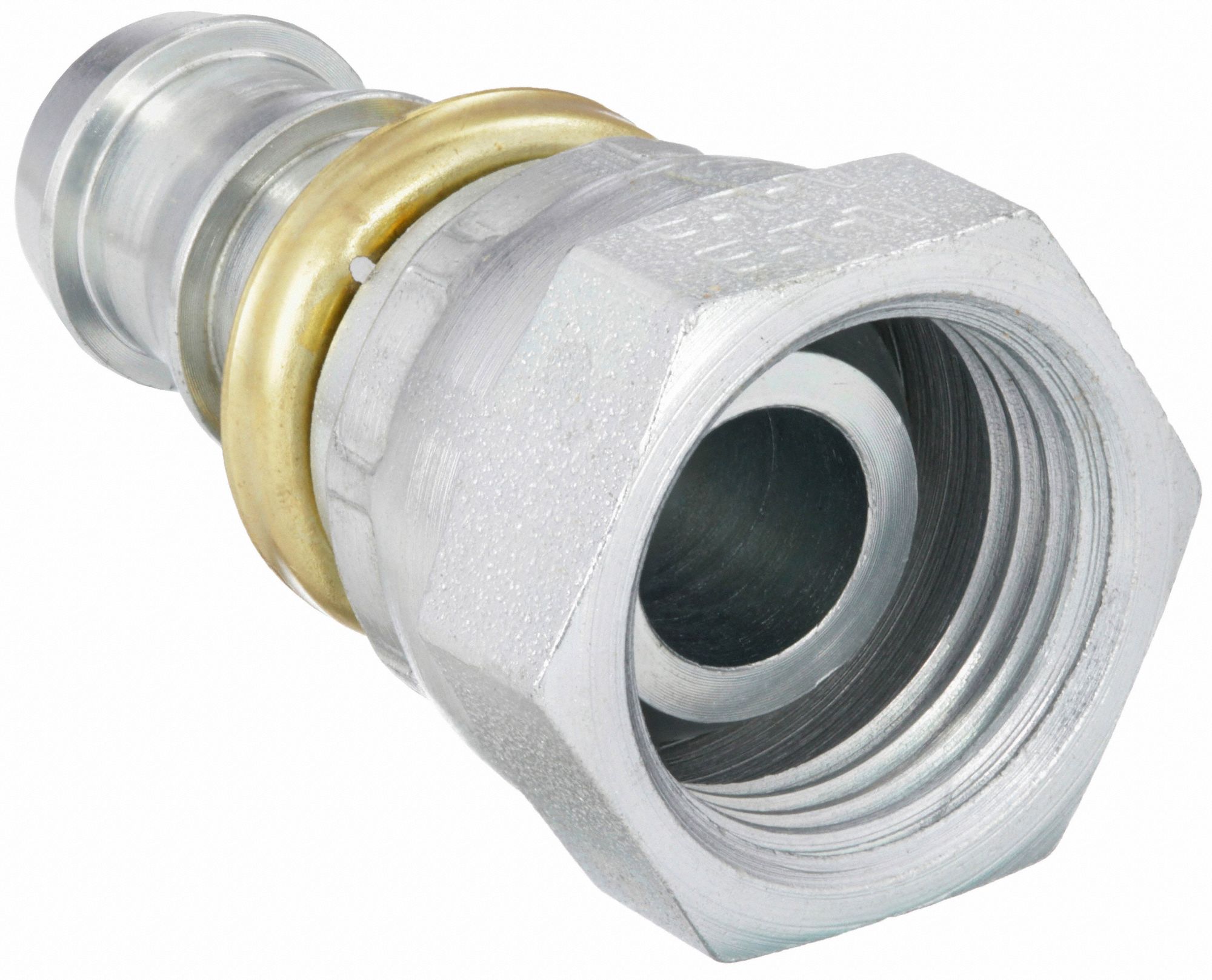 EATON AEROQUIP Barbed Hydraulic Hose Fitting, Fitting Material Steel x