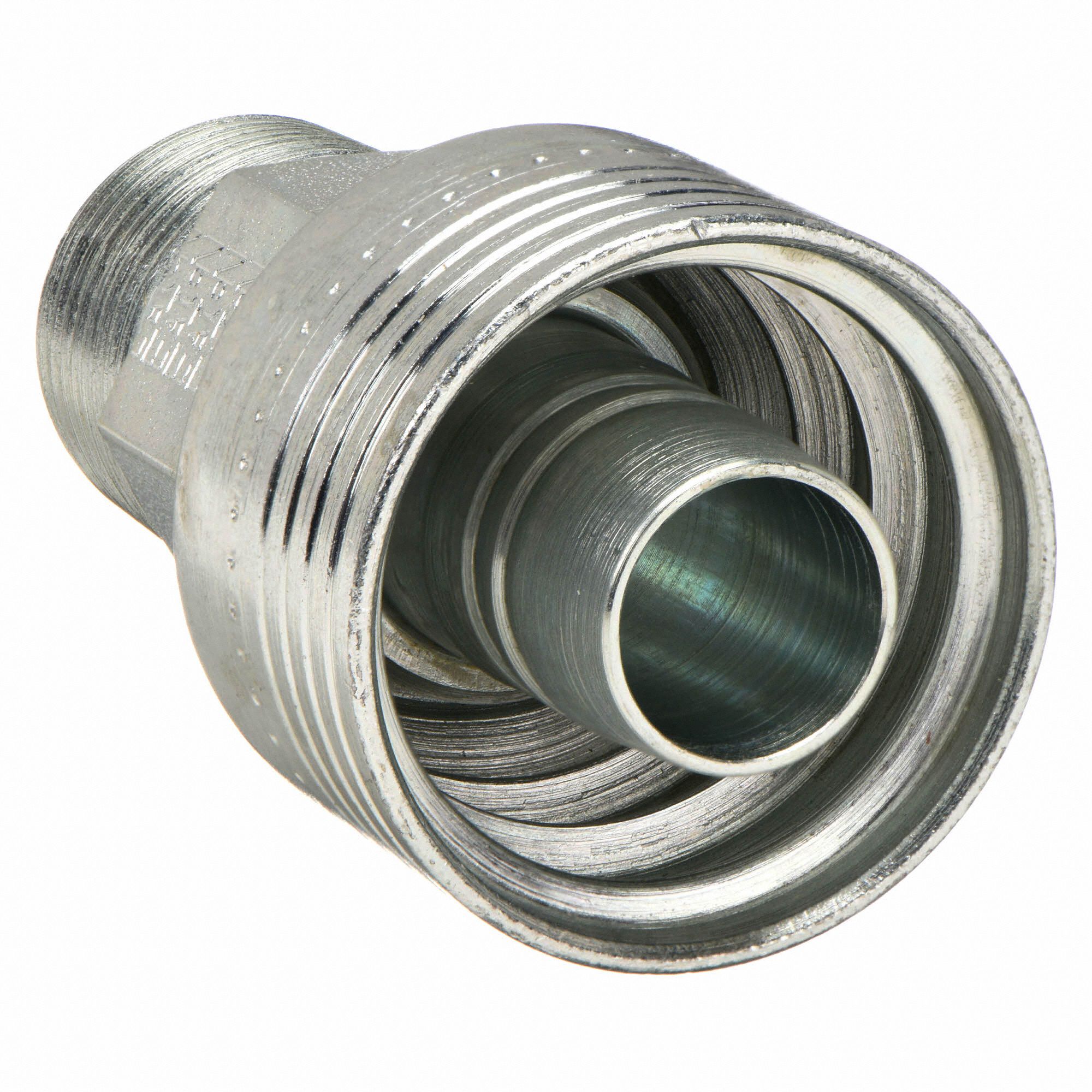 EATON AEROQUIP Hydraulic Crimp Fitting, Fitting Material Steel x Steel