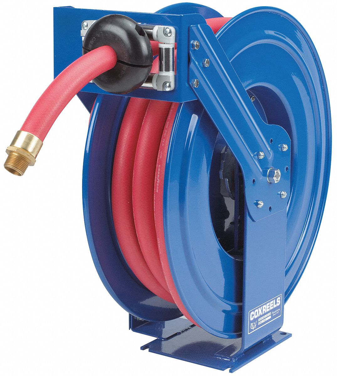 COXREELS Spring Return Hose Reel, Fuel, 300 psi, Hose Capacity 35 ft (1